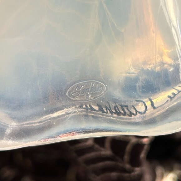 MINT 2005 Fenton Art Glass Halloween Ghost, Signed by J. Cutshaw - Picture 13 of 13